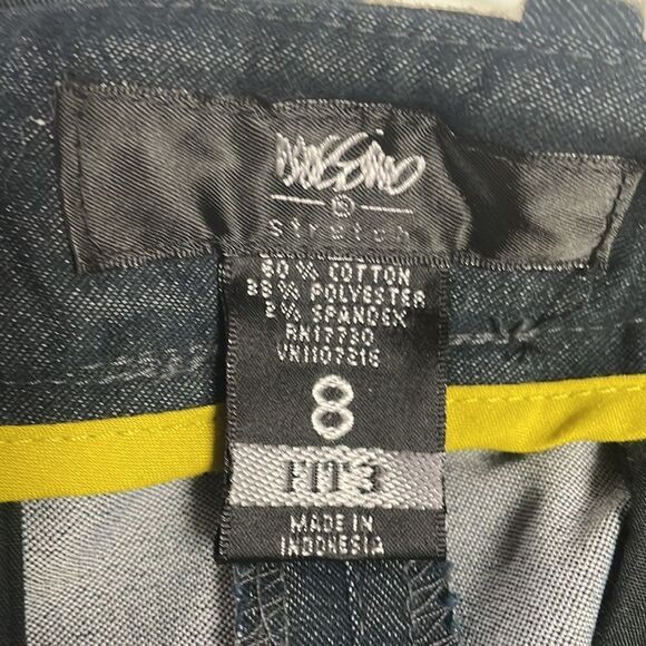 Mossimo Stretch Ladies Shorts, Size 8, Navy Blue, Bermudas - Picture 5 of 5